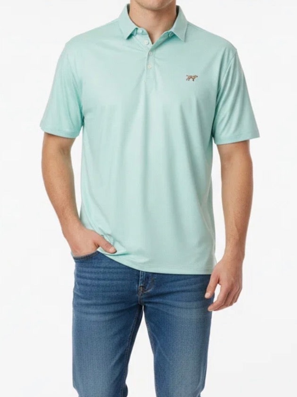 Fieldstone Diamond Mint Polo